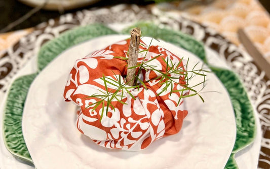 Have a gourd time with your napkin fold! - Hen House Linens