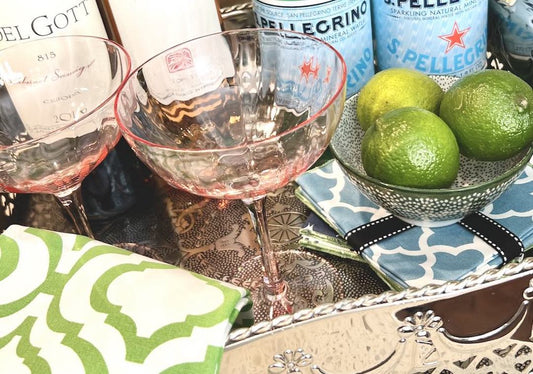 Stock your bar cart | Entertaining essentials - Hen House Linens