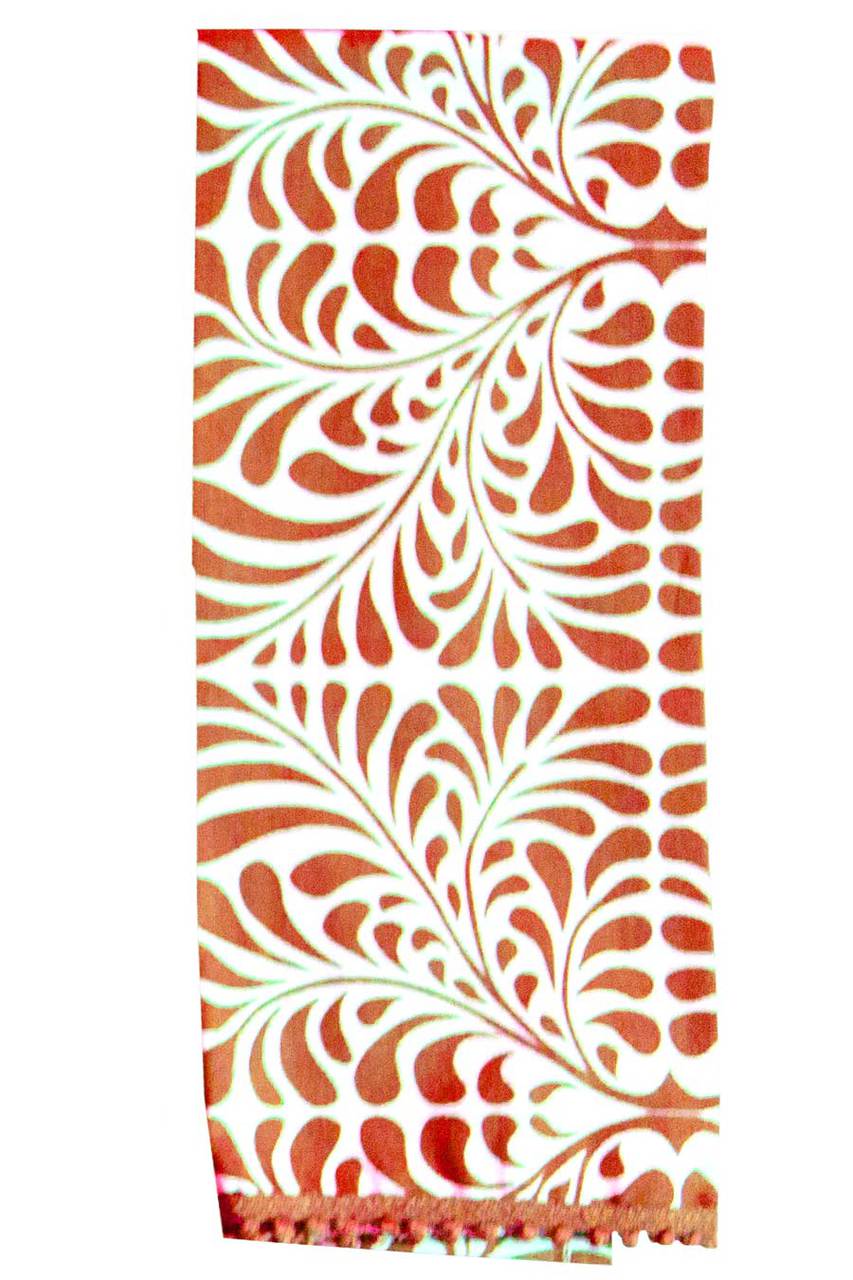 Orange discount guest towels