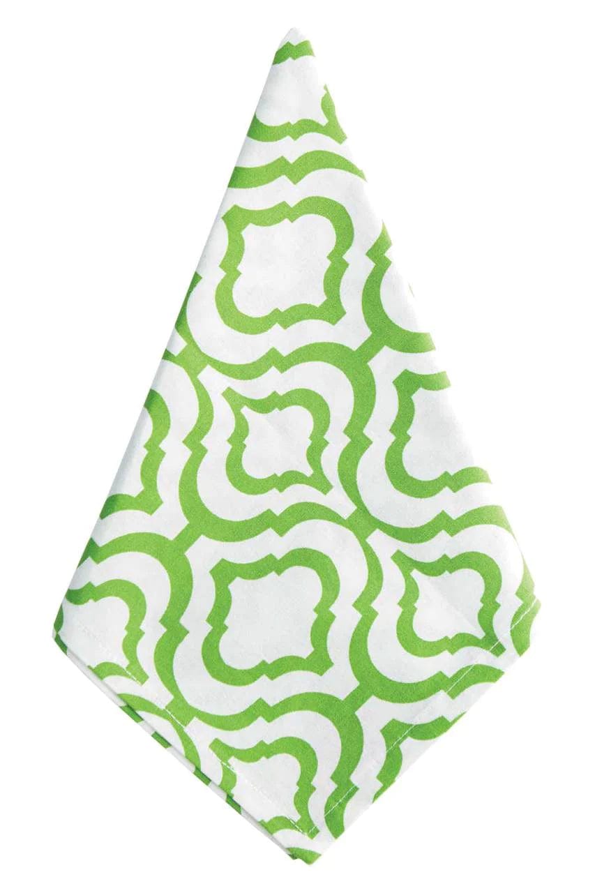 Hen House Linens prep stripe grass green roost box