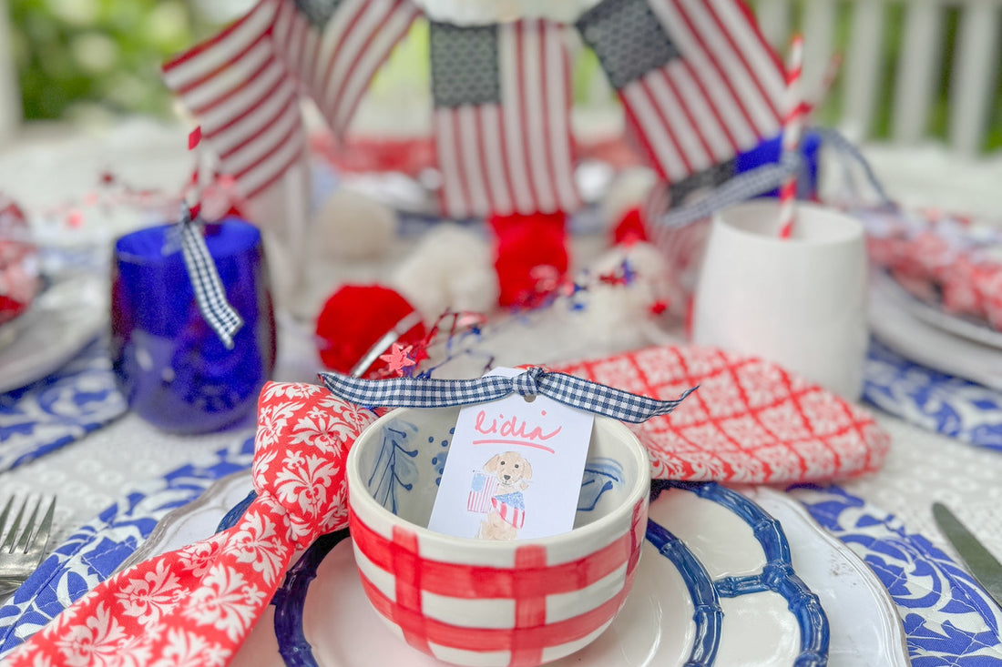 A Patriotic Table to Kick Off Summer with a Memorial Day Celebration