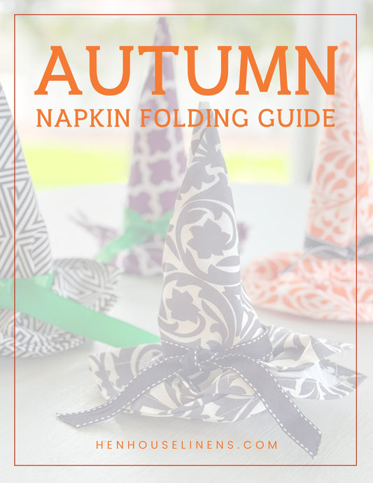 new fall napkin folding guide