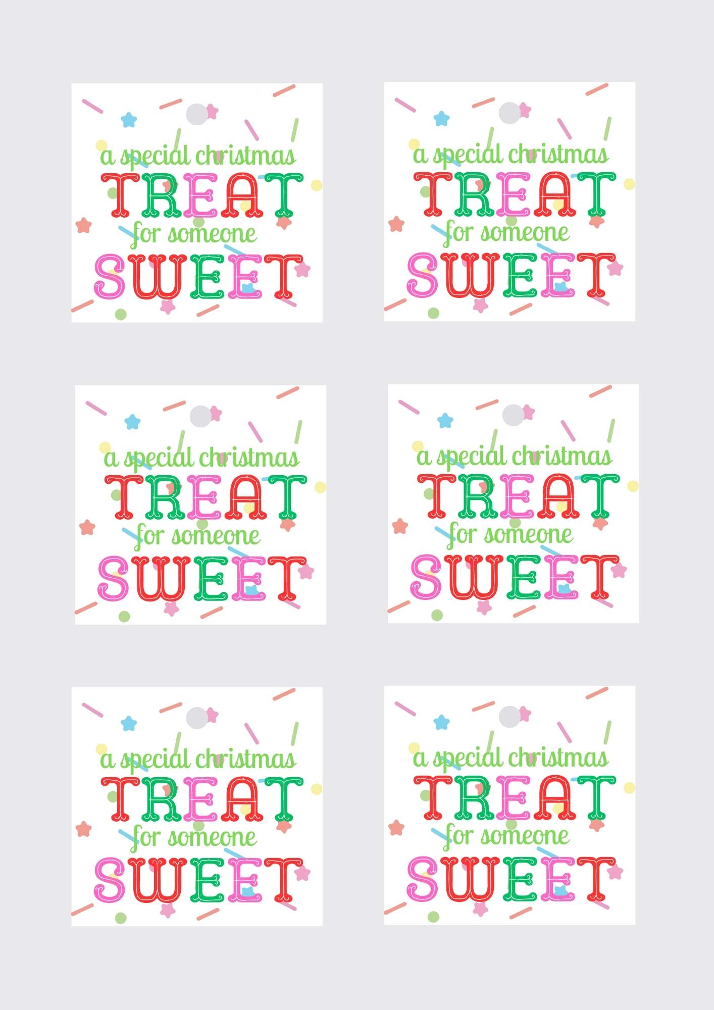 gift tags (holiday sweet treat)