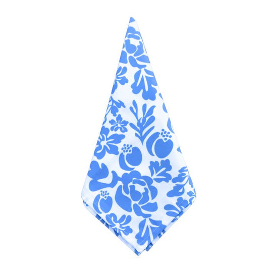 blossom blueberry blue printed cloth dinner napkins