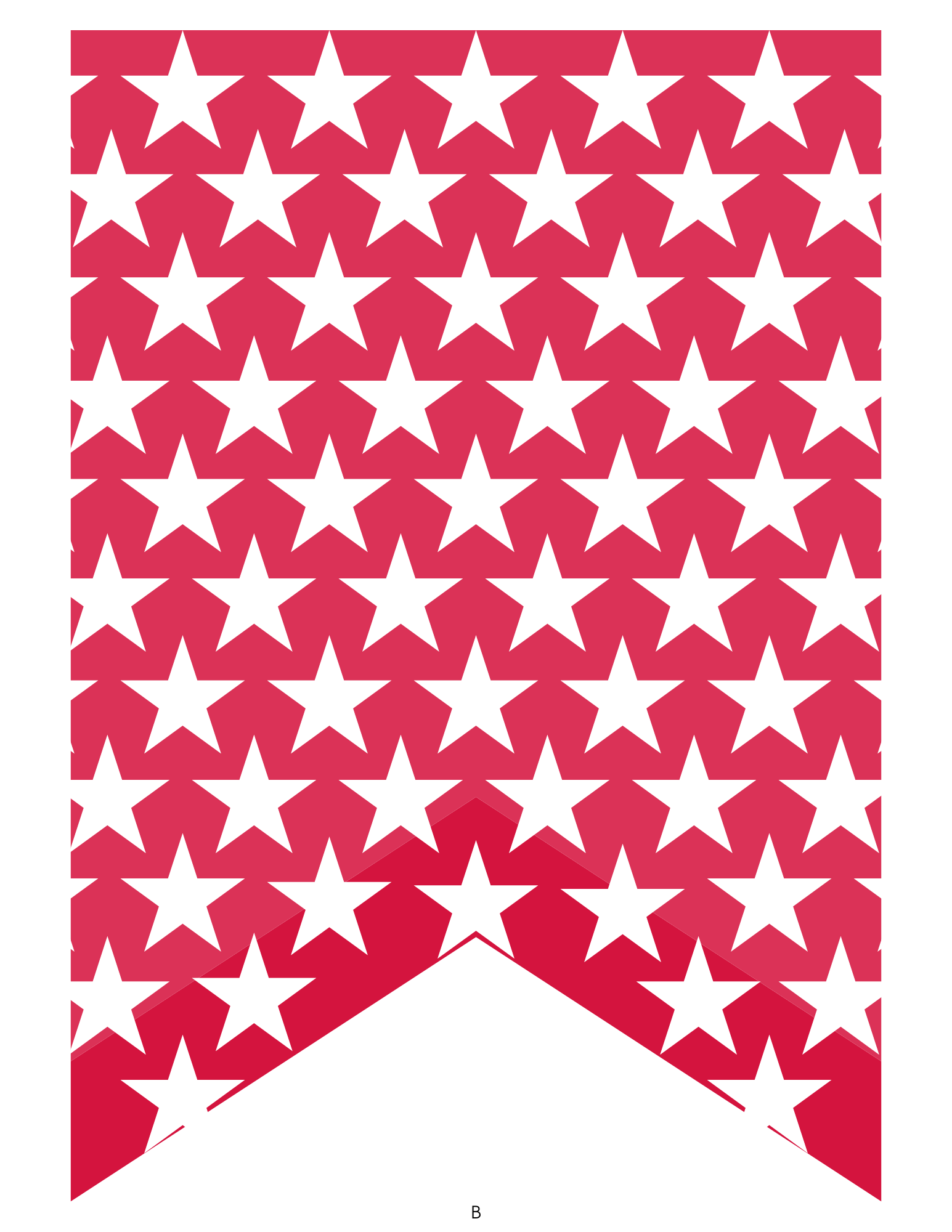 Hen House Linens patriotic pennant